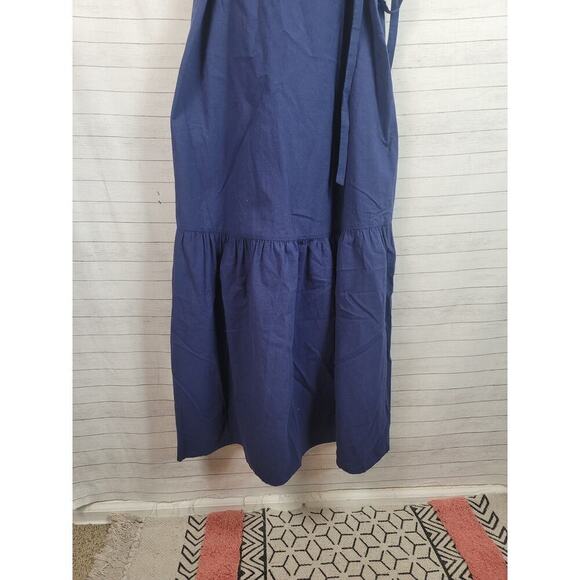 Universal Thread Night Fall Blue Maxi Sundress, sz Medium - Picture 5 of 15